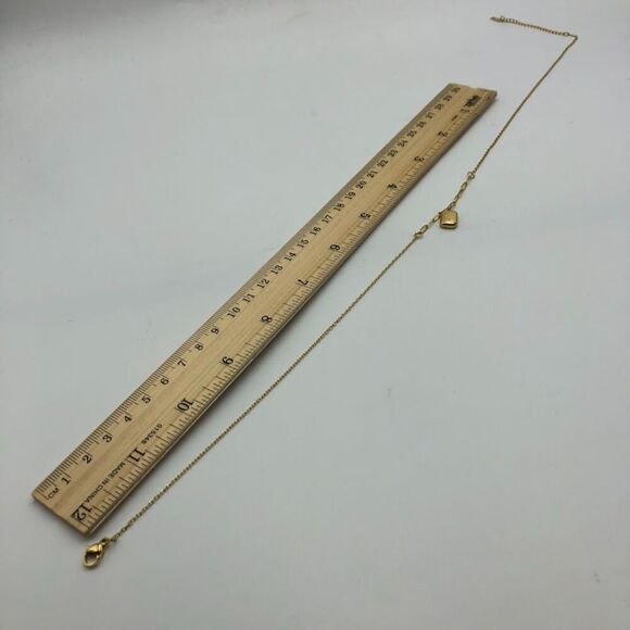 18K Gold Plated Women's Etched 'Forever Love' Necklace Romantic Jewelry - Picture 11 of 12